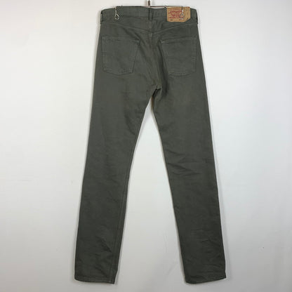 【中古品】【メンズ】 Levi's リーバイス 90's 501 COLOR DENIM MADE IN FRANCE 90年代 カラーデニム ボトムス デニムパンツ ジーンズ フランス製 156-260215-ko-13-tei サイズ：34 カラー：グリーン 万代Net店