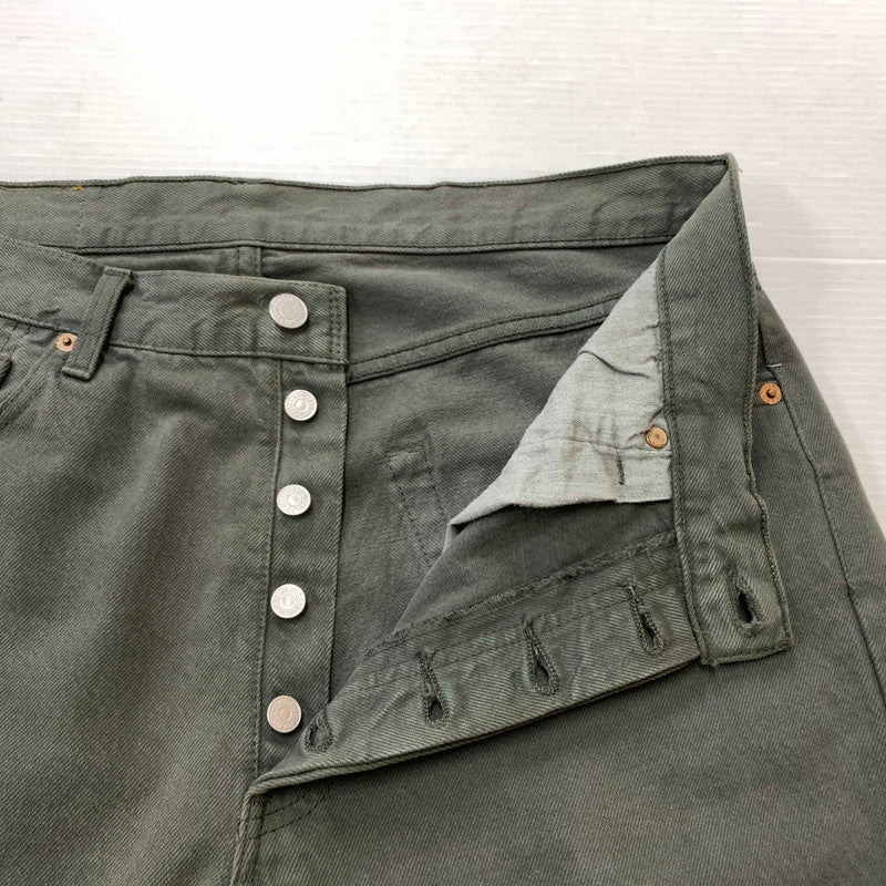 【中古品】【メンズ】 Levi's リーバイス 90's 501 COLOR DENIM MADE IN FRANCE 90年代 カラーデニム ボトムス デニムパンツ ジーンズ フランス製 156-260215-ko-13-tei サイズ：34 カラー：グリーン 万代Net店