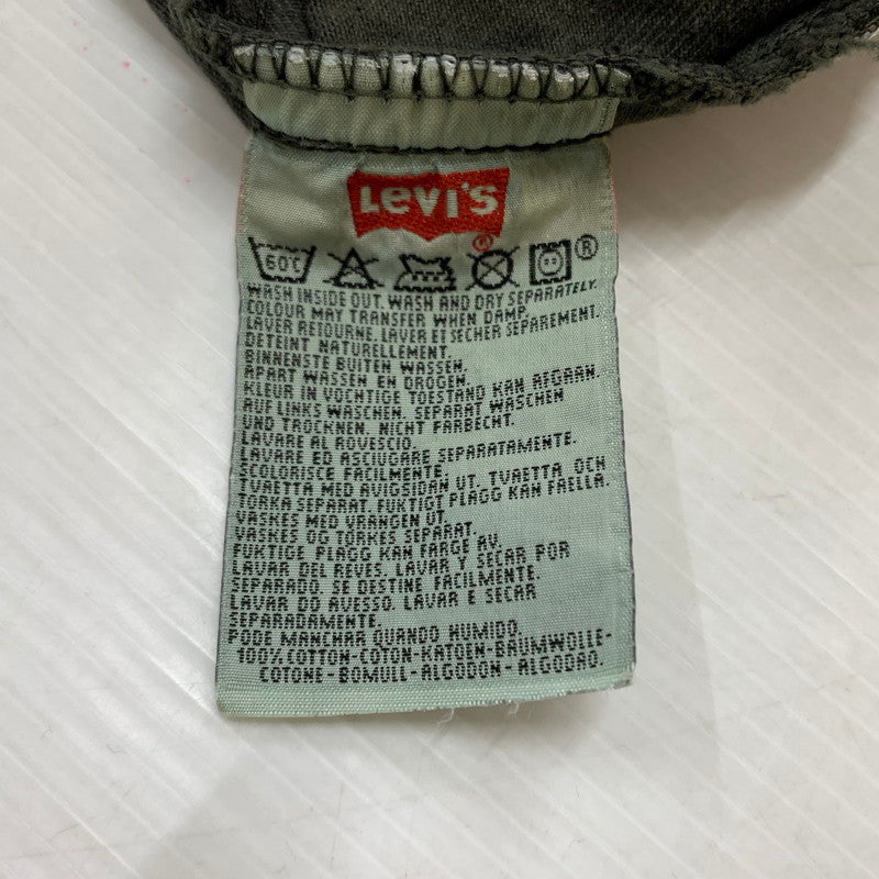 【中古品】【メンズ】 Levi's リーバイス 90's 501 COLOR DENIM MADE IN FRANCE 90年代 カラーデニム ボトムス デニムパンツ ジーンズ フランス製 156-260215-ko-13-tei サイズ：34 カラー：グリーン 万代Net店