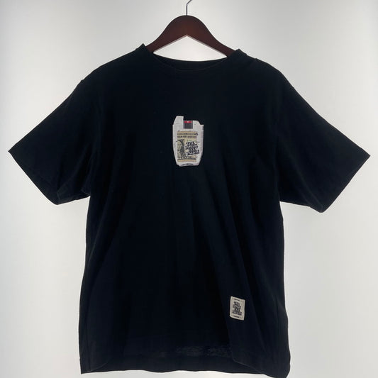 【中古品】【メンズ】 THE BLACK EYE ザ ブラック アイ PATCH PACK IN THE POCKT TEE パッチ パック イン ザ ポケット Ｔシャツ 半袖 トップス 142-260617-sa-04-tei サイズ：S カラー：ブラック 万代Net店