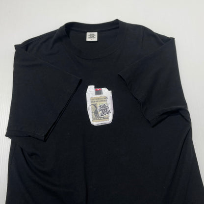 【中古品】【メンズ】 THE BLACK EYE ザ ブラック アイ PATCH PACK IN THE POCKT TEE パッチ パック イン ザ ポケット Ｔシャツ 半袖 トップス 142-260617-sa-04-tei サイズ：S カラー：ブラック 万代Net店