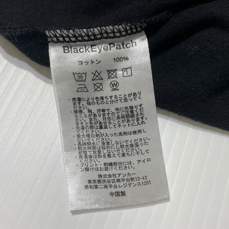 【中古品】【メンズ】 THE BLACK EYE ザ ブラック アイ PATCH PACK IN THE POCKT TEE パッチ パック イン ザ ポケット Ｔシャツ 半袖 トップス 142-260617-sa-04-tei サイズ：S カラー：ブラック 万代Net店