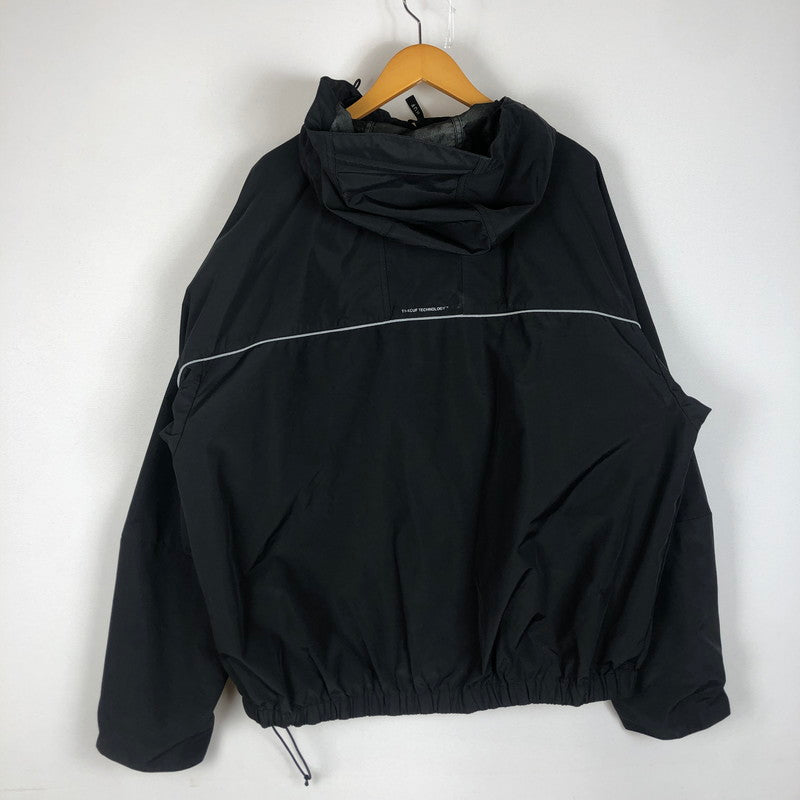 【中古品】【メンズ】 HUF ハフ 23AW GUIDE SHELL JACKET ガイドシェル ジャケット アウター ナイロンジャケット 142-260217-ko-07-tei サイズ：XL カラー：ブラック 万代Net店