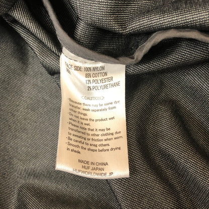 【中古品】【メンズ】 HUF ハフ 23AW GUIDE SHELL JACKET ガイドシェル ジャケット アウター ナイロンジャケット 142-260217-ko-07-tei サイズ：XL カラー：ブラック 万代Net店