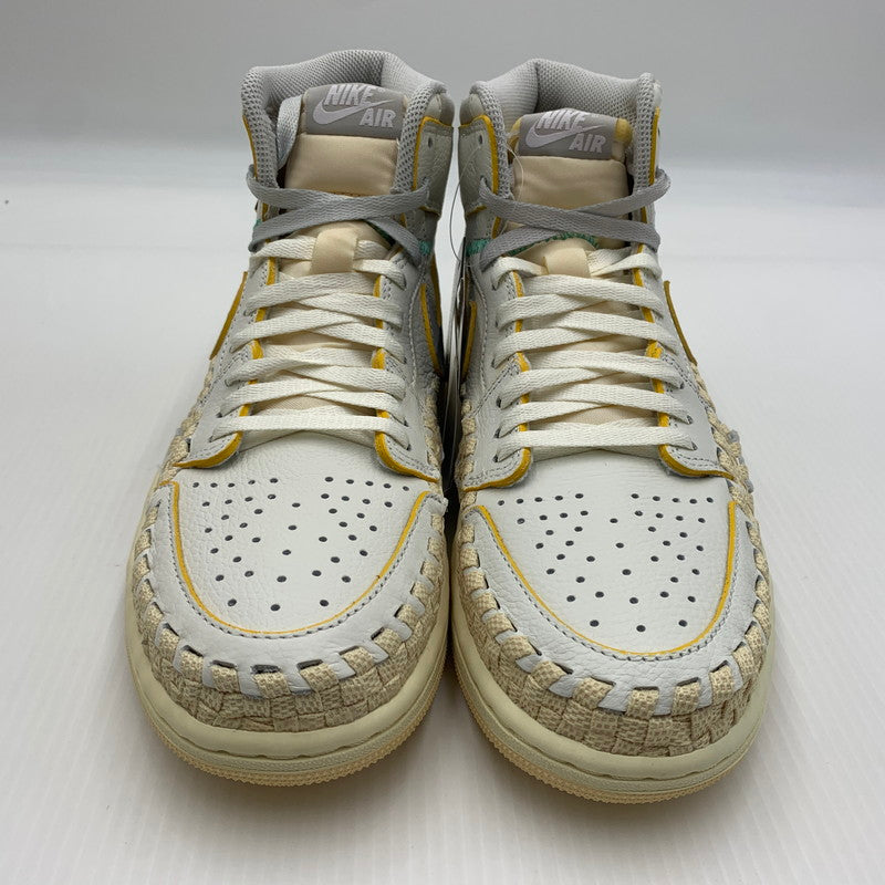 【中古品】【メンズ】 NIKE ナイキ × UNION ユニオン × BBS べフィーズ ビューティー サプライ 別注 コラボ AIR JORDAN 1 HIGH OG SUMMER '96 FD2565-100 エアジョーダン1 ハイ スニーカー 靴 シューズ 160-260711-ko-10-tei サイズ：27.5cm カラー：ホワイトイエロー 万代Net店