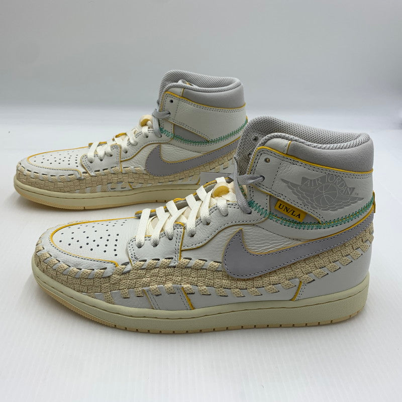 【中古品】【メンズ】 NIKE ナイキ × UNION ユニオン × BBS べフィーズ ビューティー サプライ 別注 コラボ AIR JORDAN 1 HIGH OG SUMMER '96 FD2565-100 エアジョーダン1 ハイ スニーカー 靴 シューズ 160-260711-ko-10-tei サイズ：27.5cm カラー：ホワイトイエロー 万代Net店