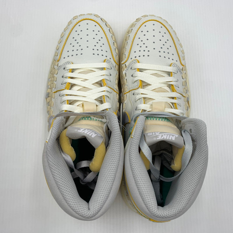 【中古品】【メンズ】 NIKE ナイキ × UNION ユニオン × BBS べフィーズ ビューティー サプライ 別注 コラボ AIR JORDAN 1 HIGH OG SUMMER '96 FD2565-100 エアジョーダン1 ハイ スニーカー 靴 シューズ 160-260711-ko-10-tei サイズ：27.5cm カラー：ホワイトイエロー 万代Net店