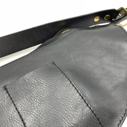 【中古品】【メンズ】 HERZ ヘルツ WAIST SHOULDER BAG ウエスト ショルダーバッグ カバン レザーバッグ ボディバッグ 188-260723-ko-03-tei カラー：ブラック 万代Net店