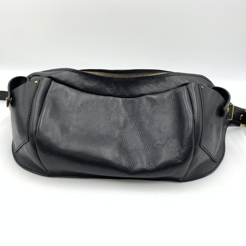 【中古品】【メンズ】 HERZ ヘルツ WAIST SHOULDER BAG ウエスト ショルダーバッグ カバン レザーバッグ ボディバッグ 188-260723-ko-03-tei カラー：ブラック 万代Net店