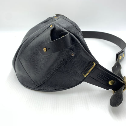 【中古品】【メンズ】 HERZ ヘルツ WAIST SHOULDER BAG ウエスト ショルダーバッグ カバン レザーバッグ ボディバッグ 188-260723-ko-03-tei カラー：ブラック 万代Net店