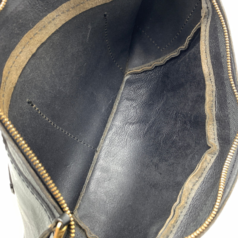 【中古品】【メンズ】 HERZ ヘルツ WAIST SHOULDER BAG ウエスト ショルダーバッグ カバン レザーバッグ ボディバッグ 188-260723-ko-03-tei カラー：ブラック 万代Net店