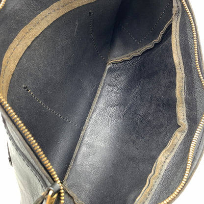 【中古品】【メンズ】 HERZ ヘルツ WAIST SHOULDER BAG ウエスト ショルダーバッグ カバン レザーバッグ ボディバッグ 188-260723-ko-03-tei カラー：ブラック 万代Net店