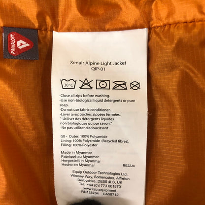 【中古品】【メンズ】 XENAIR ALPINE LIGHT JACKET QIP-01 ゼネア アルパイン ライトジャケット ライトアウター 144-260216-yo-19-tei サイズ：JPN L カラー：ネイビー 万代Net店