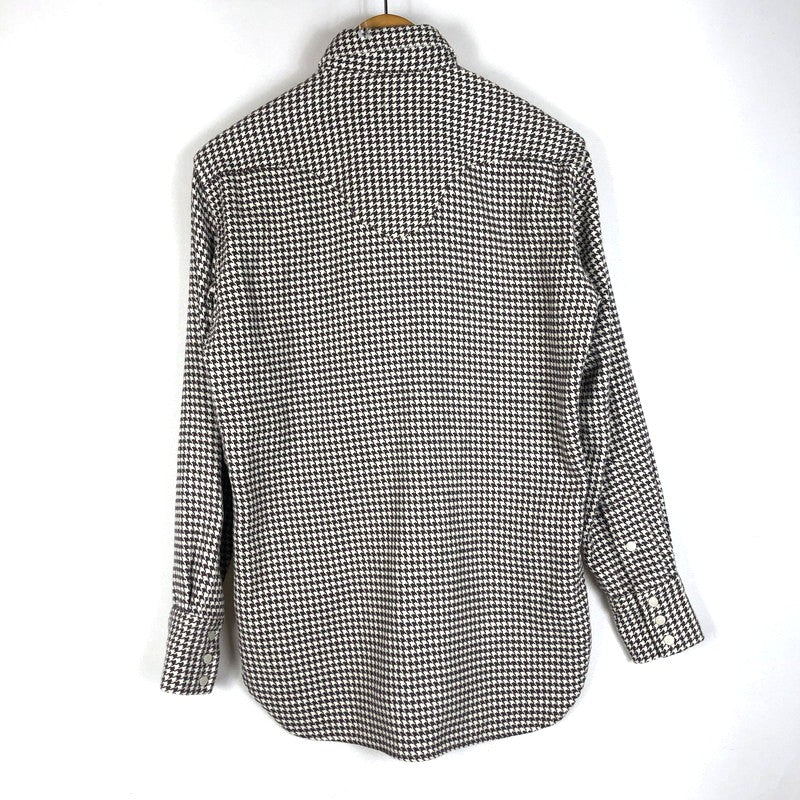 【中古品】【メンズ】 BONCOURA ボンクラ HOUNDSTOOTH FLANNEL SHIRT ハウンドトゥース フランネルシャツ 長袖 トップス 140-260216-yo-07-fuz サイズ：36 カラー：マルチカラー 万代Net店