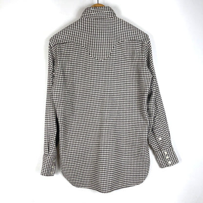 【中古品】【メンズ】 BONCOURA ボンクラ HOUNDSTOOTH FLANNEL SHIRT ハウンドトゥース フランネルシャツ 長袖 トップス 140-260216-yo-07-fuz サイズ：36 カラー：マルチカラー 万代Net店
