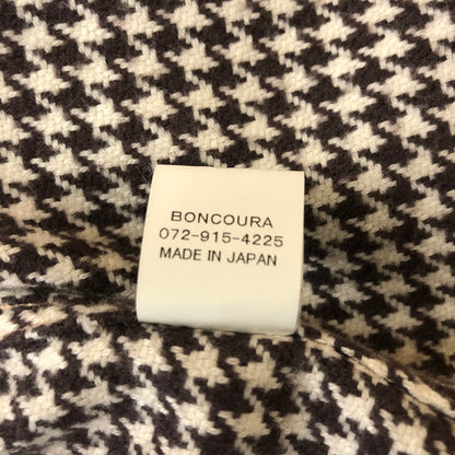 【中古品】【メンズ】 BONCOURA ボンクラ HOUNDSTOOTH FLANNEL SHIRT ハウンドトゥース フランネルシャツ 長袖 トップス 140-260216-yo-07-fuz サイズ：36 カラー：マルチカラー 万代Net店