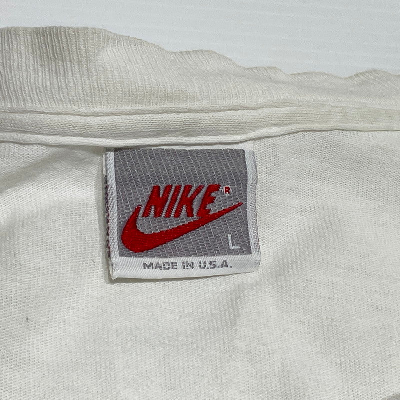 【現状渡し品】【メンズ】 NIKE ナイキ 90’s JORDAN TEE 90年代 ジョーダン Tシャツ 半袖 トップス 148-260720-sa-02-tei サイズ：L カラー：ホワイト 万代Net店