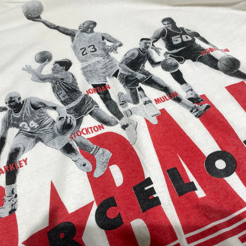 【現状渡し品】【メンズ】 NIKE ナイキ 90’s JORDAN TEE 90年代 ジョーダン Tシャツ 半袖 トップス 148-260720-sa-02-tei サイズ：L カラー：ホワイト 万代Net店