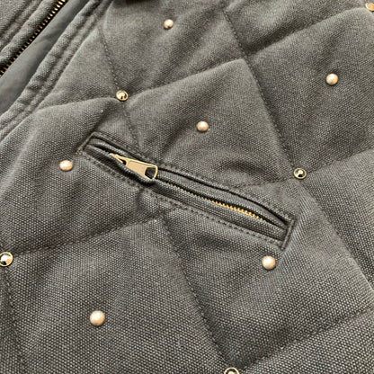 【中古品】【メンズ】 Supreme シュプリーム × B.B.SIMON ビービーサイモン 別注 コラボ QUILTED WORK JACKET キルティング ワークジャケット アウター 149-260212-ko-37-tei サイズ：XL カラー：ブラック 万代Net店