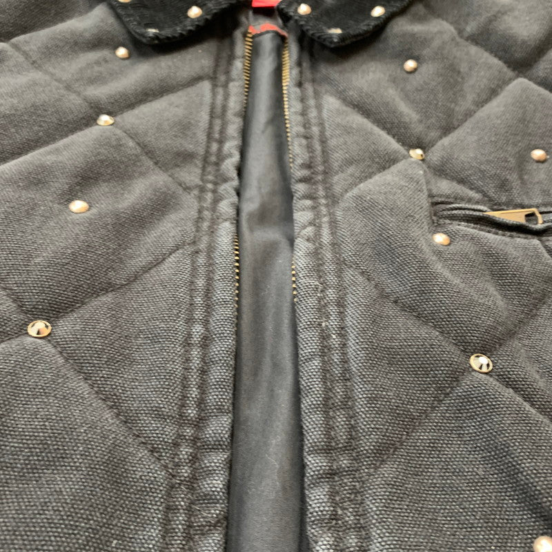 【中古品】【メンズ】 Supreme シュプリーム × B.B.SIMON ビービーサイモン 別注 コラボ QUILTED WORK JACKET キルティング ワークジャケット アウター 149-260212-ko-37-tei サイズ：XL カラー：ブラック 万代Net店
