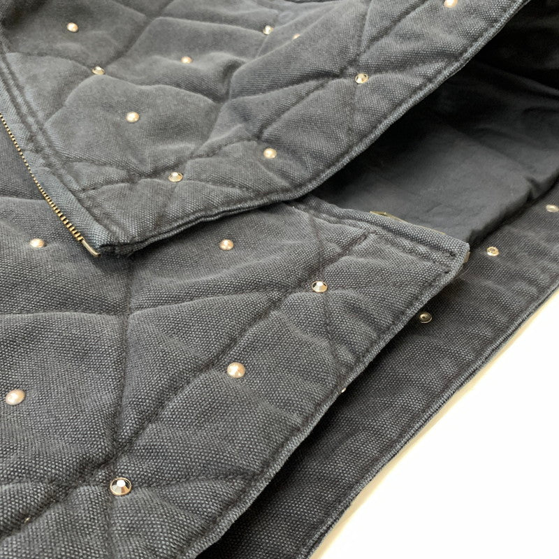 【中古品】【メンズ】 Supreme シュプリーム × B.B.SIMON ビービーサイモン 別注 コラボ QUILTED WORK JACKET キルティング ワークジャケット アウター 149-260212-ko-37-tei サイズ：XL カラー：ブラック 万代Net店