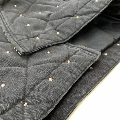 【中古品】【メンズ】 Supreme シュプリーム × B.B.SIMON ビービーサイモン 別注 コラボ QUILTED WORK JACKET キルティング ワークジャケット アウター 149-260212-ko-37-tei サイズ：XL カラー：ブラック 万代Net店