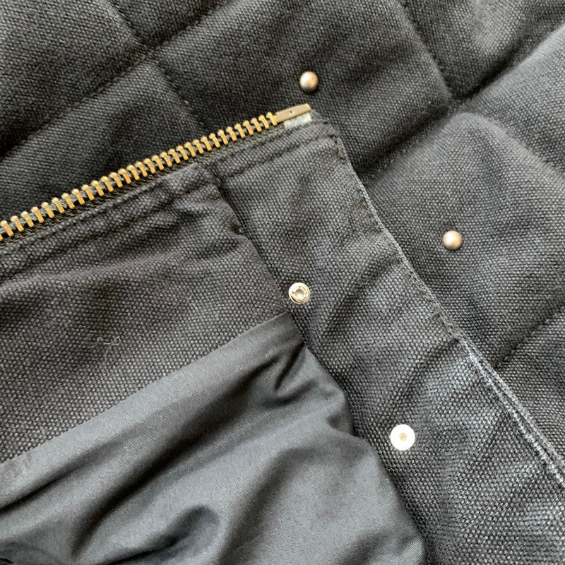 【中古品】【メンズ】 Supreme シュプリーム × B.B.SIMON ビービーサイモン 別注 コラボ QUILTED WORK JACKET キルティング ワークジャケット アウター 149-260212-ko-37-tei サイズ：XL カラー：ブラック 万代Net店