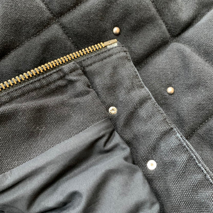 【中古品】【メンズ】 Supreme シュプリーム × B.B.SIMON ビービーサイモン 別注 コラボ QUILTED WORK JACKET キルティング ワークジャケット アウター 149-260212-ko-37-tei サイズ：XL カラー：ブラック 万代Net店