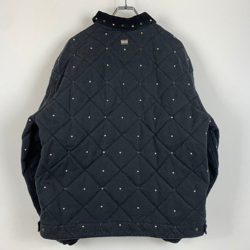 【中古品】【メンズ】 Supreme シュプリーム × B.B.SIMON ビービーサイモン 別注 コラボ QUILTED WORK JACKET キルティング ワークジャケット アウター 149-260212-ko-37-tei サイズ：XL カラー：ブラック 万代Net店