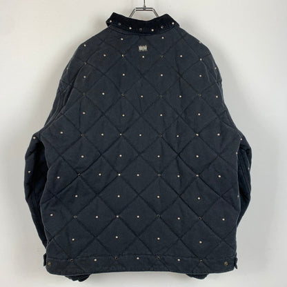 【中古品】【メンズ】 Supreme シュプリーム × B.B.SIMON ビービーサイモン 別注 コラボ QUILTED WORK JACKET キルティング ワークジャケット アウター 149-260212-ko-37-tei サイズ：XL カラー：ブラック 万代Net店
