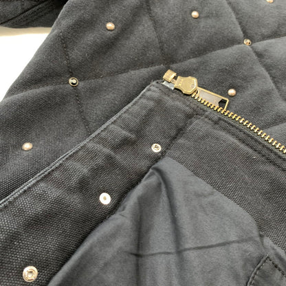 【中古品】【メンズ】 Supreme シュプリーム × B.B.SIMON ビービーサイモン 別注 コラボ QUILTED WORK JACKET キルティング ワークジャケット アウター 149-260212-ko-37-tei サイズ：XL カラー：ブラック 万代Net店
