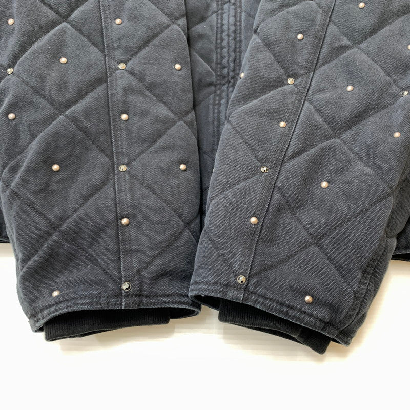 【中古品】【メンズ】 Supreme シュプリーム × B.B.SIMON ビービーサイモン 別注 コラボ QUILTED WORK JACKET キルティング ワークジャケット アウター 149-260212-ko-37-tei サイズ：XL カラー：ブラック 万代Net店