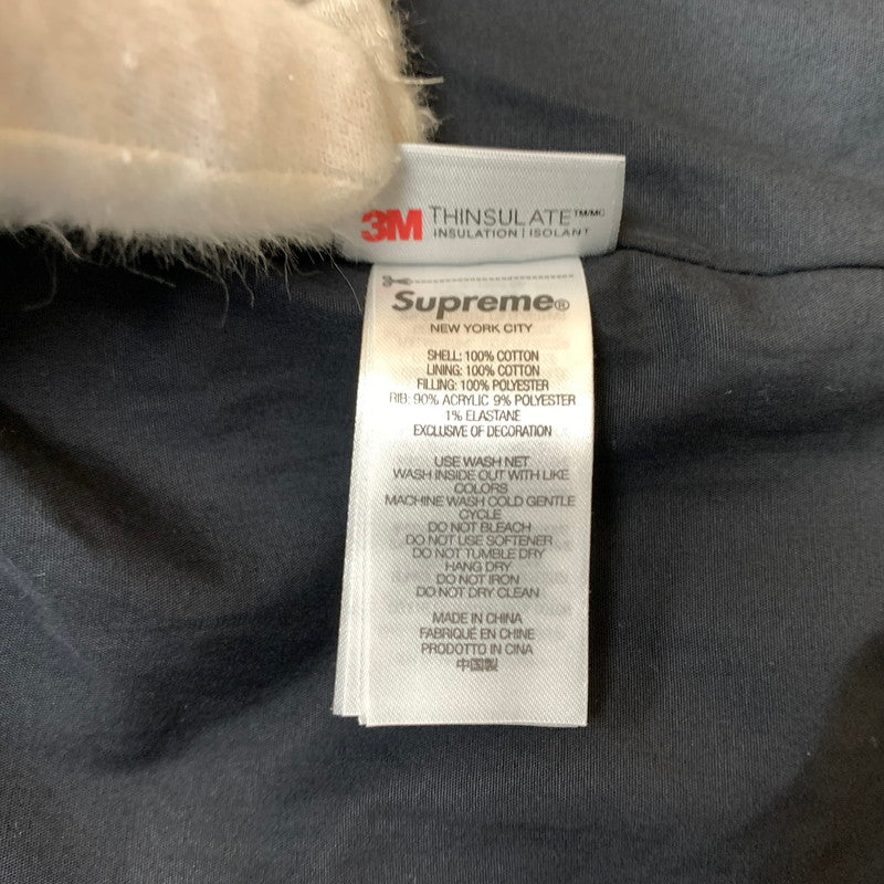 【中古品】【メンズ】 Supreme シュプリーム × B.B.SIMON ビービーサイモン 別注 コラボ QUILTED WORK JACKET キルティング ワークジャケット アウター 149-260212-ko-37-tei サイズ：XL カラー：ブラック 万代Net店