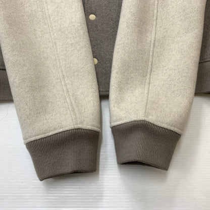 【中古品】【メンズ】 JUN NAKAYAMA ジュン ナカヤマ 25AW JN VARSITY JACKET JN-FW25-016 バーシティジャケット アウター スタジアムジャケット スタジャン 140-260212-ko-27-fuzh サイズ：48 カラー：グレー 万代Net店