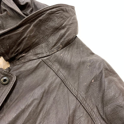 【現状渡し品】【メンズ】 HANDYMAN ハンディマン TYPE A-2 LEATHER JACKET タイプ A-2 レザージャケット アウター フライトジャケット 145-260212-ko-26-tei サイズ：サイズ不明 カラー：ブラウン 万代Net店