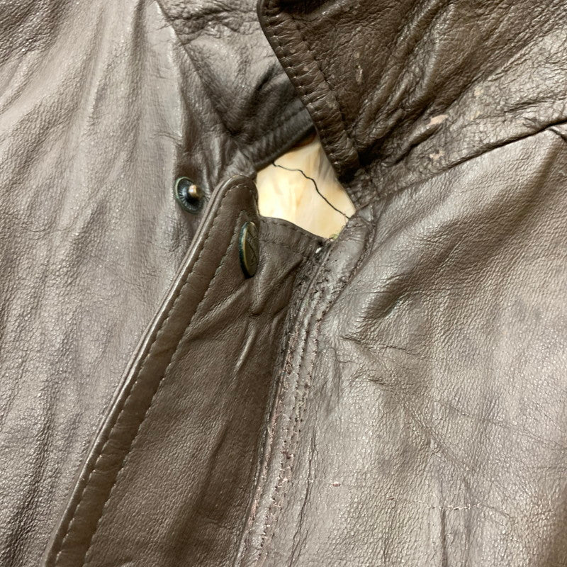 【現状渡し品】【メンズ】 HANDYMAN ハンディマン TYPE A-2 LEATHER JACKET タイプ A-2 レザージャケット アウター フライトジャケット 145-260212-ko-26-tei サイズ：サイズ不明 カラー：ブラウン 万代Net店