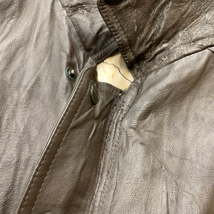 【現状渡し品】【メンズ】 HANDYMAN ハンディマン TYPE A-2 LEATHER JACKET タイプ A-2 レザージャケット アウター フライトジャケット 145-260212-ko-26-tei サイズ：サイズ不明 カラー：ブラウン 万代Net店