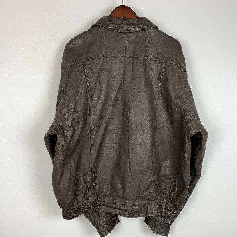 【現状渡し品】【メンズ】 HANDYMAN ハンディマン TYPE A-2 LEATHER JACKET タイプ A-2 レザージャケット アウター フライトジャケット 145-260212-ko-26-tei サイズ：サイズ不明 カラー：ブラウン 万代Net店