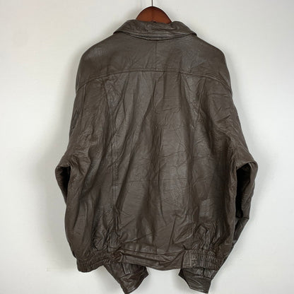 【現状渡し品】【メンズ】 HANDYMAN ハンディマン TYPE A-2 LEATHER JACKET タイプ A-2 レザージャケット アウター フライトジャケット 145-260212-ko-26-tei サイズ：サイズ不明 カラー：ブラウン 万代Net店