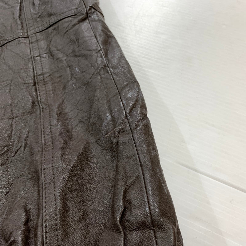 【現状渡し品】【メンズ】 HANDYMAN ハンディマン TYPE A-2 LEATHER JACKET タイプ A-2 レザージャケット アウター フライトジャケット 145-260212-ko-26-tei サイズ：サイズ不明 カラー：ブラウン 万代Net店