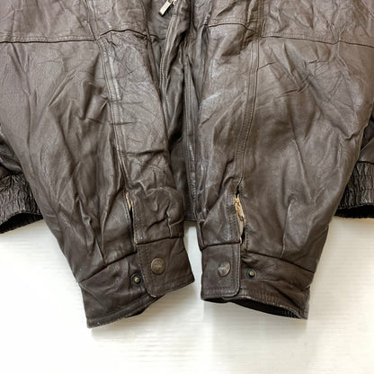 【現状渡し品】【メンズ】 HANDYMAN ハンディマン TYPE A-2 LEATHER JACKET タイプ A-2 レザージャケット アウター フライトジャケット 145-260212-ko-26-tei サイズ：サイズ不明 カラー：ブラウン 万代Net店