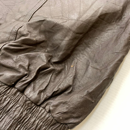 【現状渡し品】【メンズ】 HANDYMAN ハンディマン TYPE A-2 LEATHER JACKET タイプ A-2 レザージャケット アウター フライトジャケット 145-260212-ko-26-tei サイズ：サイズ不明 カラー：ブラウン 万代Net店
