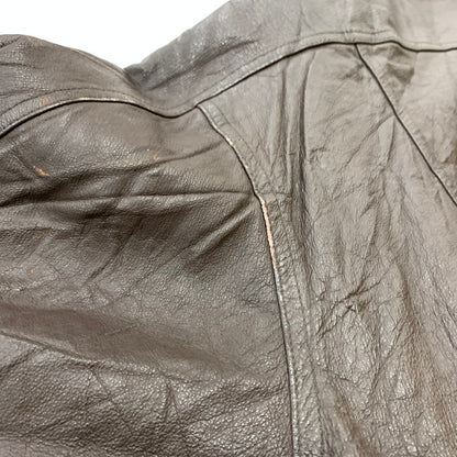 【現状渡し品】【メンズ】 HANDYMAN ハンディマン TYPE A-2 LEATHER JACKET タイプ A-2 レザージャケット アウター フライトジャケット 145-260212-ko-26-tei サイズ：サイズ不明 カラー：ブラウン 万代Net店