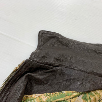 【現状渡し品】【メンズ】 HANDYMAN ハンディマン TYPE A-2 LEATHER JACKET タイプ A-2 レザージャケット アウター フライトジャケット 145-260212-ko-26-tei サイズ：サイズ不明 カラー：ブラウン 万代Net店