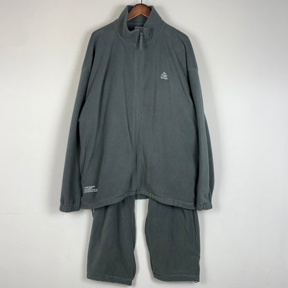 【中古品】【メンズ】 FRESH SERVICE フレッシュサービス FLEECE TRACK SUIT FSR243-90134 フリース トラック スーツ セットアップ ジャージ 140-260212-ko-19-tei サイズ：L カラー：グレー 万代Net店