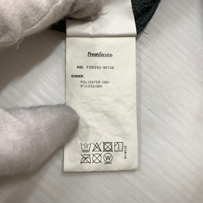 【中古品】【メンズ】 FRESH SERVICE フレッシュサービス FLEECE TRACK SUIT FSR243-90134 フリース トラック スーツ セットアップ ジャージ 140-260212-ko-19-tei サイズ：L カラー：グレー 万代Net店