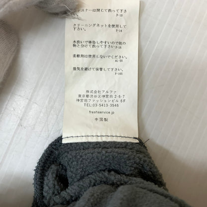 【中古品】【メンズ】 FRESH SERVICE フレッシュサービス FLEECE TRACK SUIT FSR243-90134 フリース トラック スーツ セットアップ ジャージ 140-260212-ko-19-tei サイズ：L カラー：グレー 万代Net店
