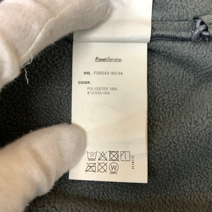 【中古品】【メンズ】 FRESH SERVICE フレッシュサービス FLEECE TRACK SUIT FSR243-90134 フリース トラック スーツ セットアップ ジャージ 140-260212-ko-19-tei サイズ：L カラー：グレー 万代Net店
