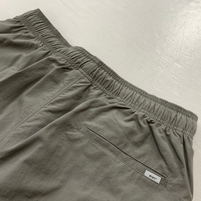 【中古品】【メンズ】 WTAPS ダブルタップス TROUSERS NYLON WEATHER PANTS 242CWDT-PTM ナイロン ウェザー パンツ ボトムス 153-260212-ko-33-tei サイズ：3 カラー：グレー 万代Net店