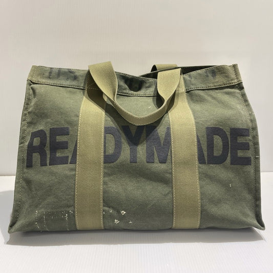 【中古品】【メンズ】 READYMADE レディメイド EASY TOTE BAG LARGE イージートートバッグ ラージ カバン 188-260303-yo-04-tei カラー：カーキ 万代Net店